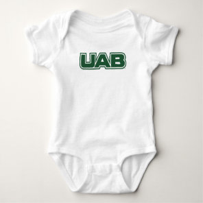 UAB Bold Block Letter Logo Baby Bodysuit