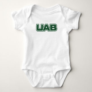 UAB Bold Block Letter Logo Baby Bodysuit