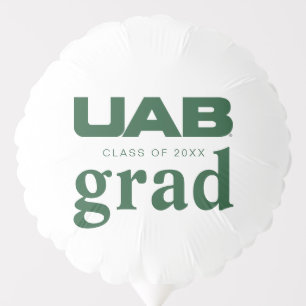 UAB Bold Block Letter Logo Balloon