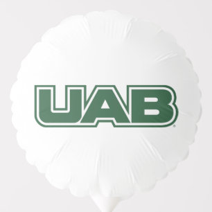 UAB Bold Block Letter Logo Balloon