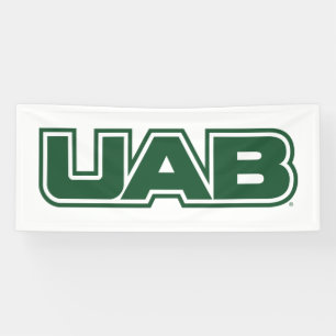 UAB Bold Block Letter Logo Banner