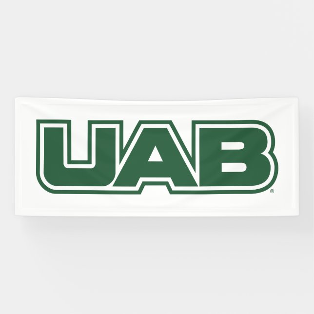 UAB Bold Block Letter Logo Banner (Horizontal)