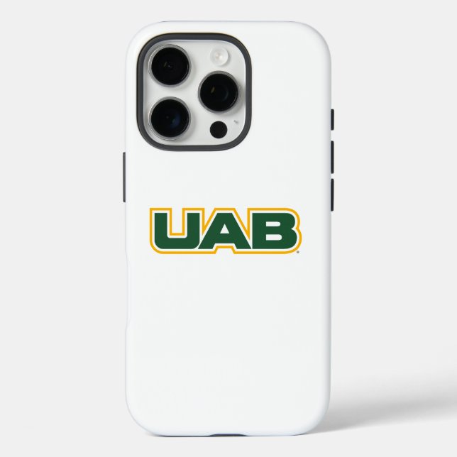 UAB Bold Block Letter Logo Case-Mate iPhone Case (Back)