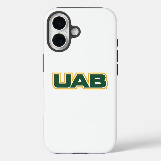 UAB Bold Block Letter Logo Case-Mate iPhone Case (Back)