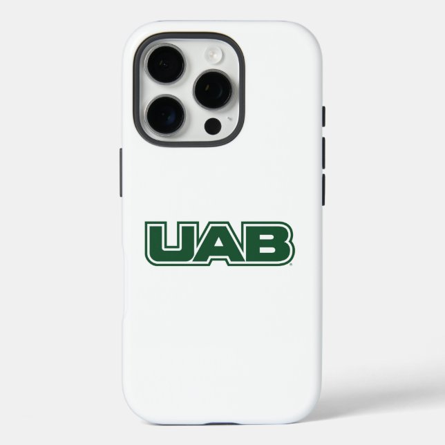 UAB Bold Block Letter Logo Case-Mate iPhone Case (Back)