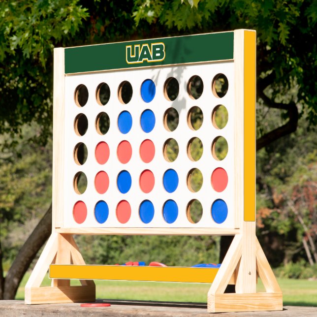 UAB Bold Block Letter Logo Fast Four (Lawn)