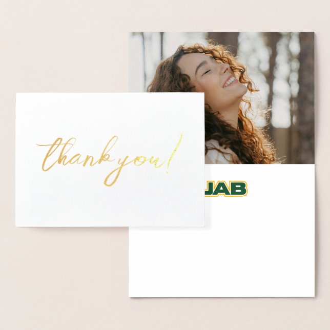 UAB Bold Block Letter Logo Foil Card (Display)
