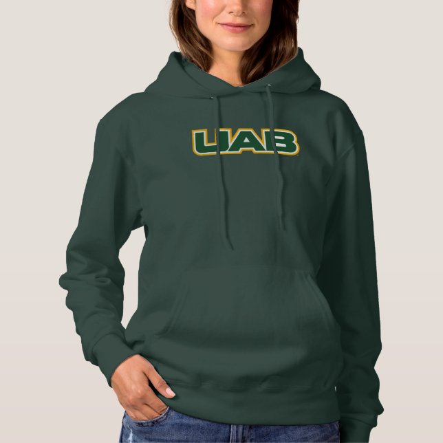 UAB Bold Block Letter Logo Hoodie (Front)