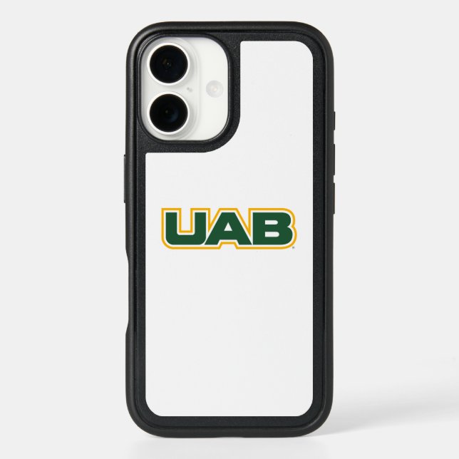 UAB Bold Block Letter Logo Otterbox iPhone Case (Back)