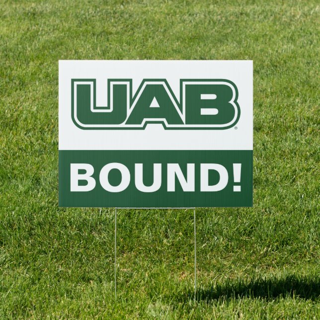 UAB Bold Block Letter Logo Sign (Insitu)