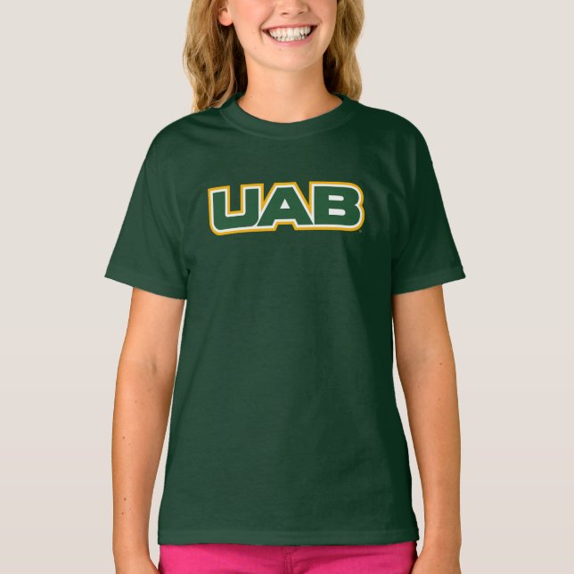 UAB Bold Block Letter Logo T-Shirt (Front)