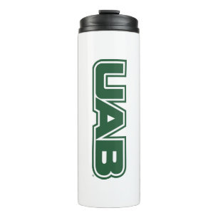 UAB Bold Block Letter Logo Thermal Tumbler