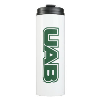 UAB Bold Block Letter Logo Thermal Tumbler