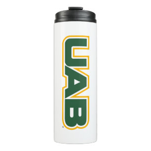 UAB Bold Block Letter Logo Thermal Tumbler
