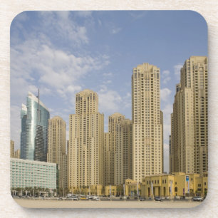 UAE, Dubai, Marina. Jumeirah Beach Residence Beverage Coaster