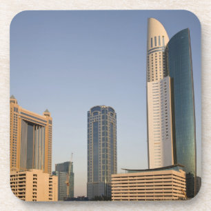 UAE, Dubai. Park Place Tower and other Beverage Coaster