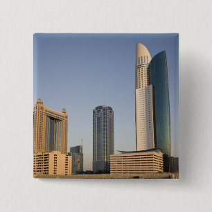 UAE, Dubai. Park Place Tower and other Pinback Button