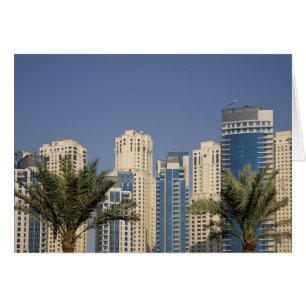 UAE, Dubai. Towers of Jumeirah Beach Residence Cards
