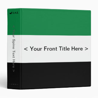 UAE Flag Binder