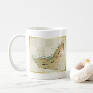 UAE Flag + Map Mug