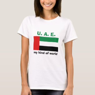 UAE Flag + Map + Text T-Shirt