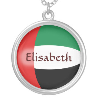 UAE Flag + Name Necklace