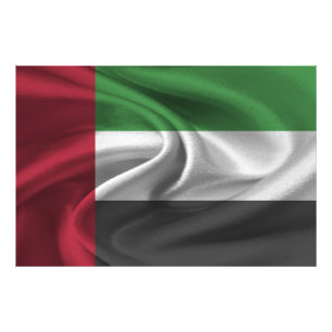 UAE Flag Photo Print