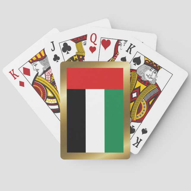 UAE Flag Playing Cards (Back)