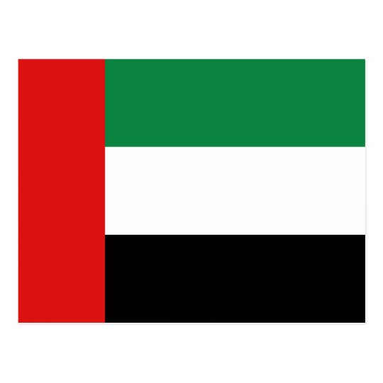 UAE Flag Postcard | Zazzle.com