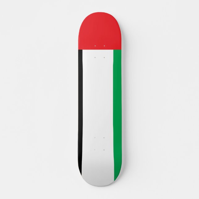 Uae Flag Skateboard (Front)