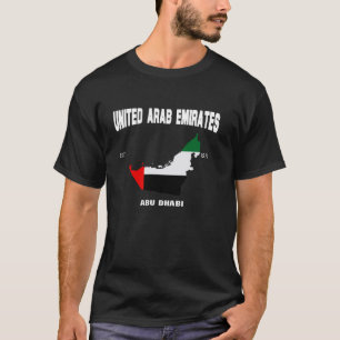 UAE Flag, UAE Map, Emirati National Day 2024 T-Shirt