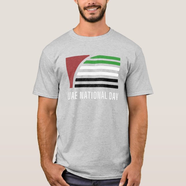UAE National & Flag Day  T-Shirt (Front)