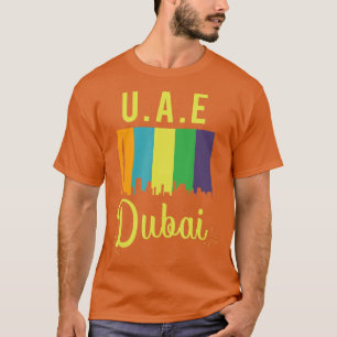 UAE United Arab Emirates Abu Dhabi Dubai Skyline H T-Shirt