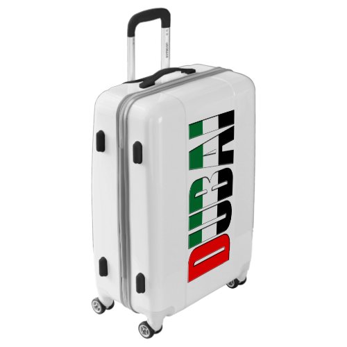 UAE United Arab Emirates Flag Colors Dubai Luggage