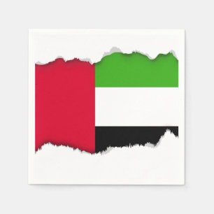UAE United Arab Emirates Flag Napkins