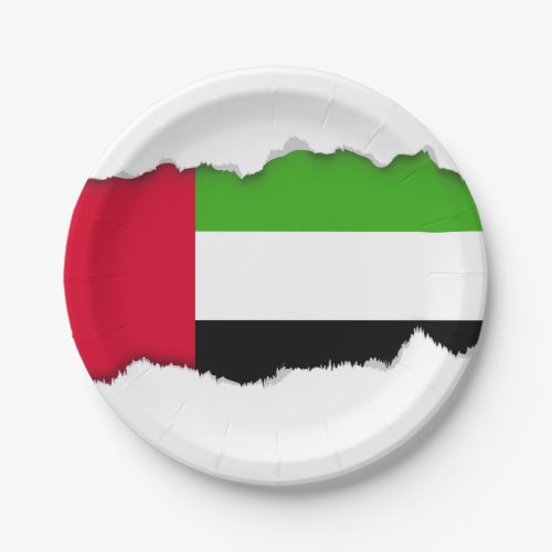UAE United Arab Emirates Flag Paper Plates