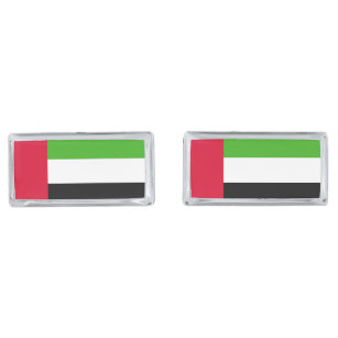 United Arab Emirates Wavy Flag Cufflinks UAE Abu Dhabi Dubai New & Exclusive 