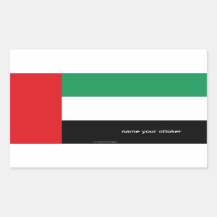 UAE United Arab Emirates flag sticker