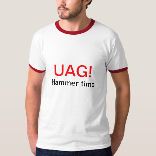 UAG STOP Hammer time _ biology codon T_Shirt