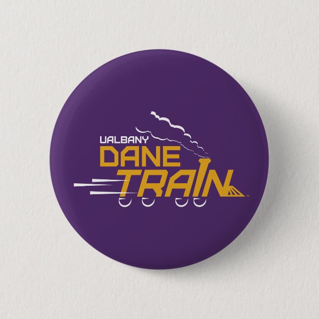 UAlbany Dane Train Logo Button (Front)