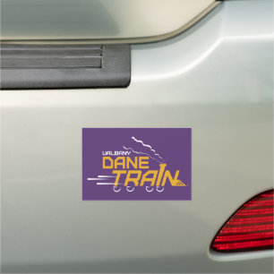 UAlbany Dane Train Logo Car Magnet