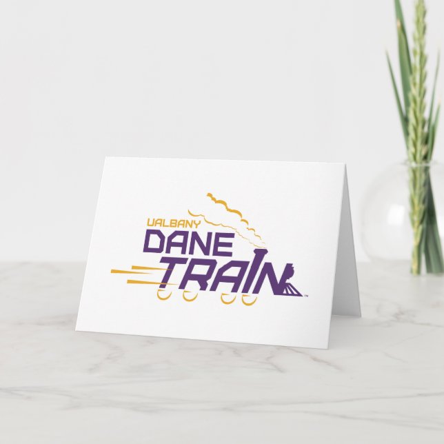 UAlbany Dane Train Logo Card (Front)