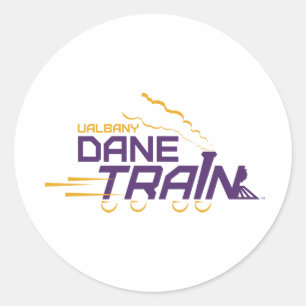 UAlbany Dane Train Logo Classic Round Sticker