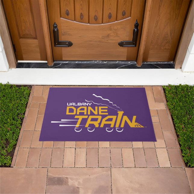 UAlbany Dane Train Logo Doormat (Outdoor)