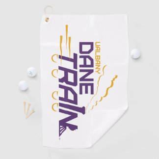 UAlbany Dane Train Logo Golf Towel