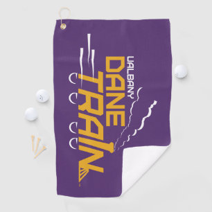 UAlbany Dane Train Logo Golf Towel