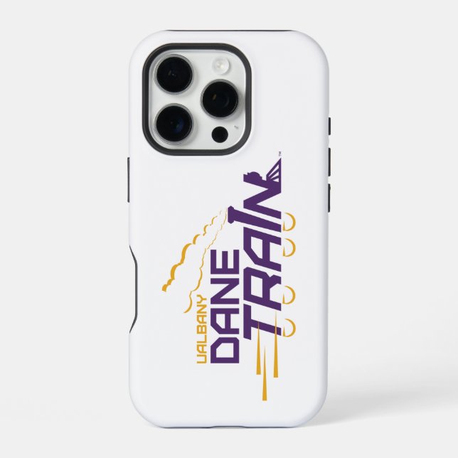UAlbany Dane Train Logo Iphone Case (Back)