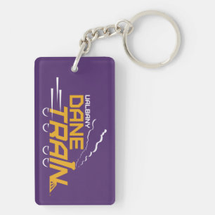 UAlbany Dane Train Logo Keychain