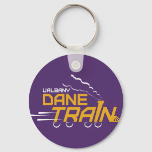 UAlbany Dane Train Logo Keychain