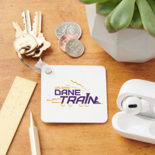 UAlbany Dane Train Logo Keychain